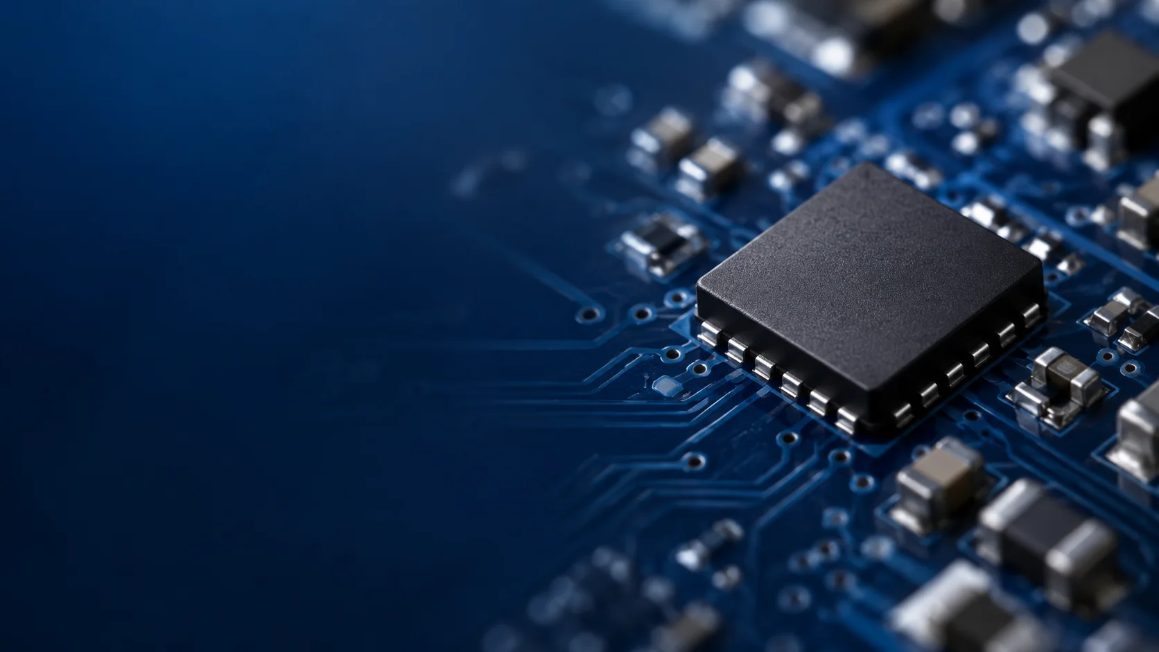 Protection IC on a circuit board (sample image)